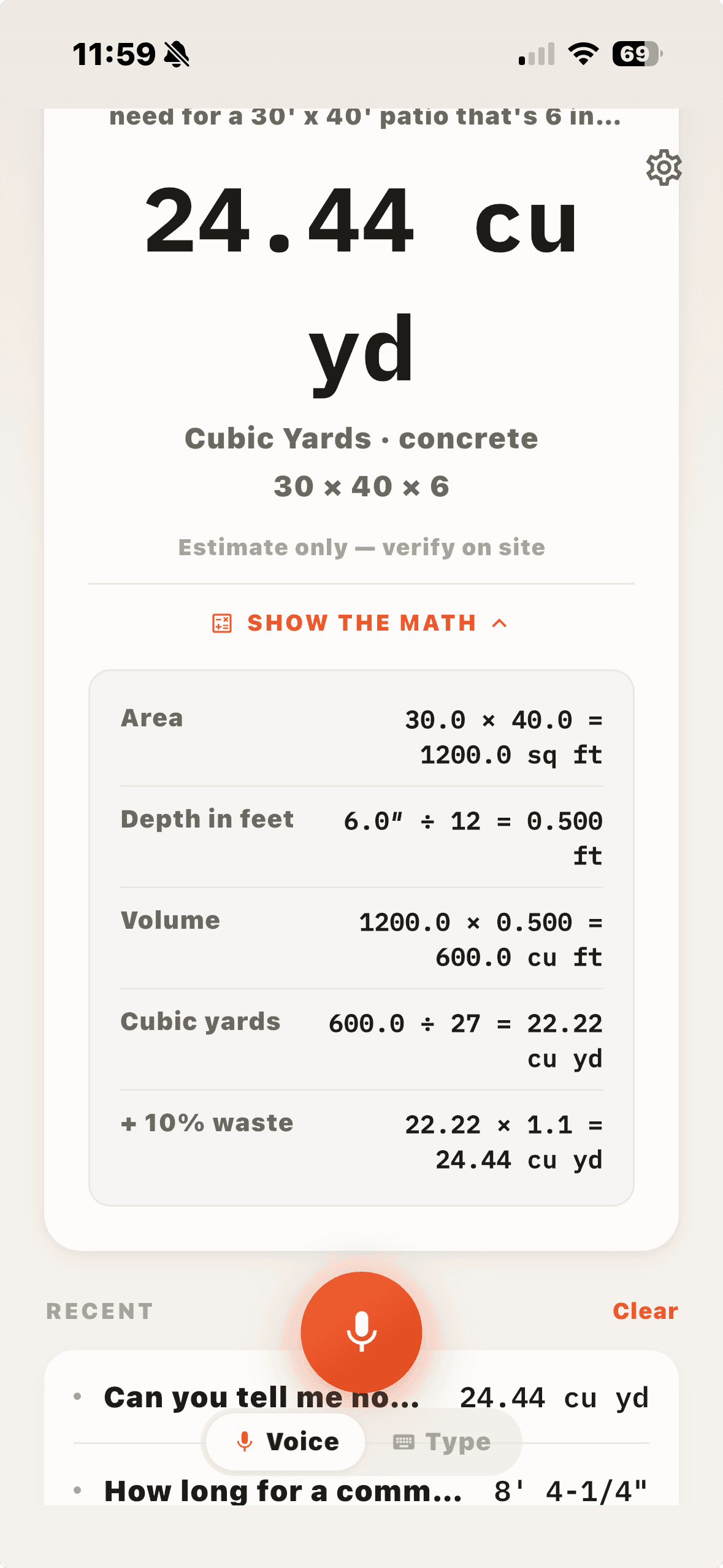 Journeyman Voice Calcs screenshot 3
